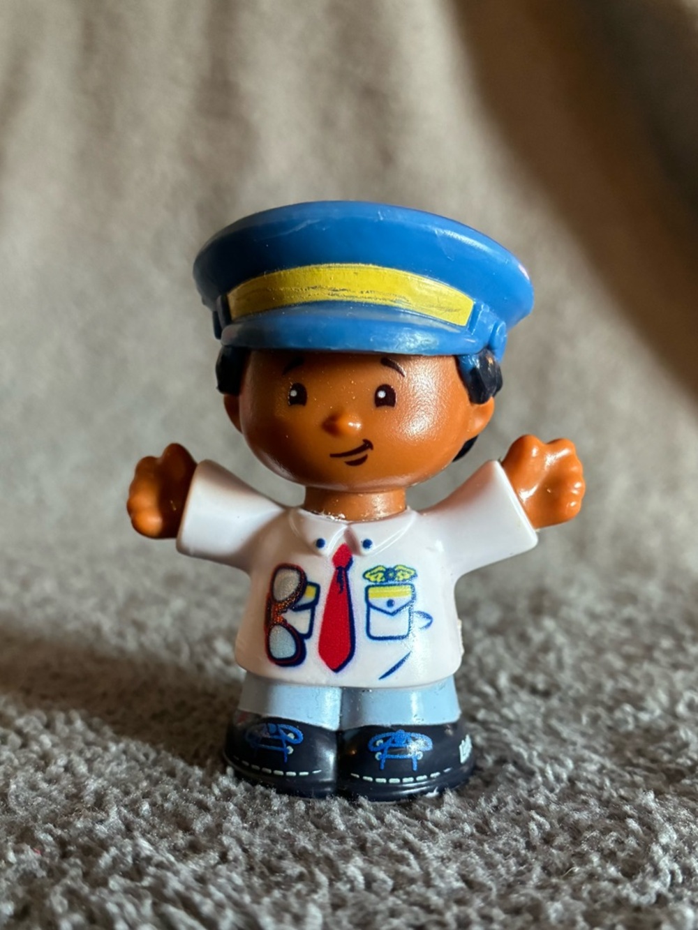 Fisher Price Little People Blue-Hat Pilot Figurine
